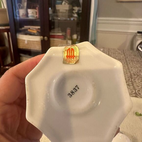 Ardalt Bone‎ China Butterfly Handpainted Sugar Bowl and Creamer Vintage Korea - Picture 7 of 8